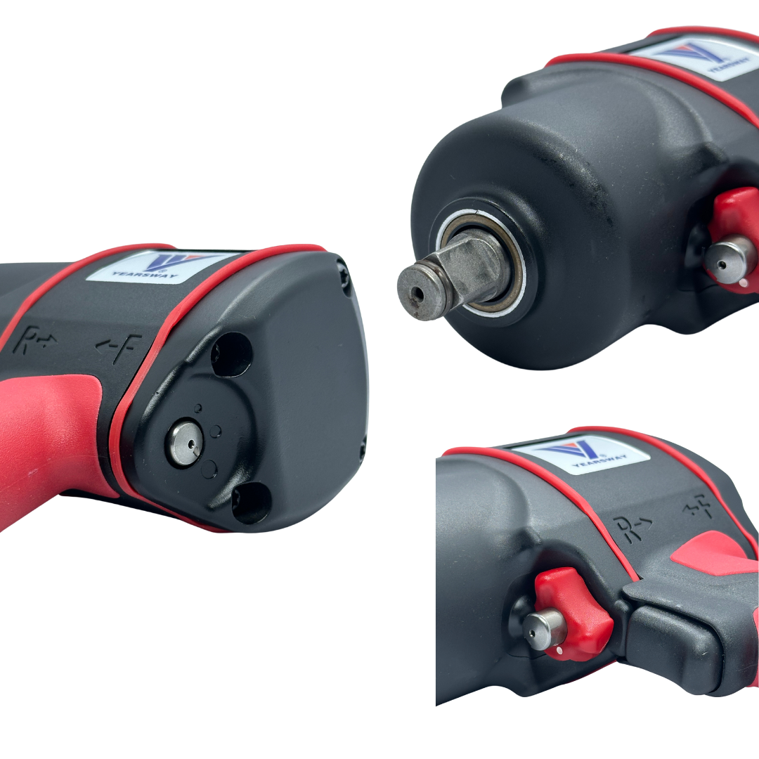 YEARSWAY 1/2" Air Impact Wrench 1,220 N/M, 6,500RPM