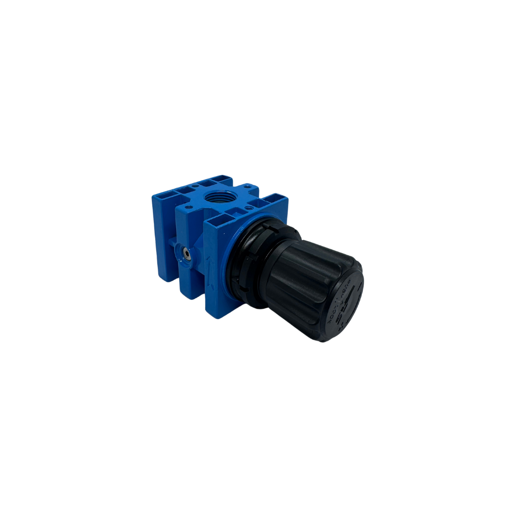 FG Air Pressure Regulator, 1/2 Inch with Gauge, Made in Italy