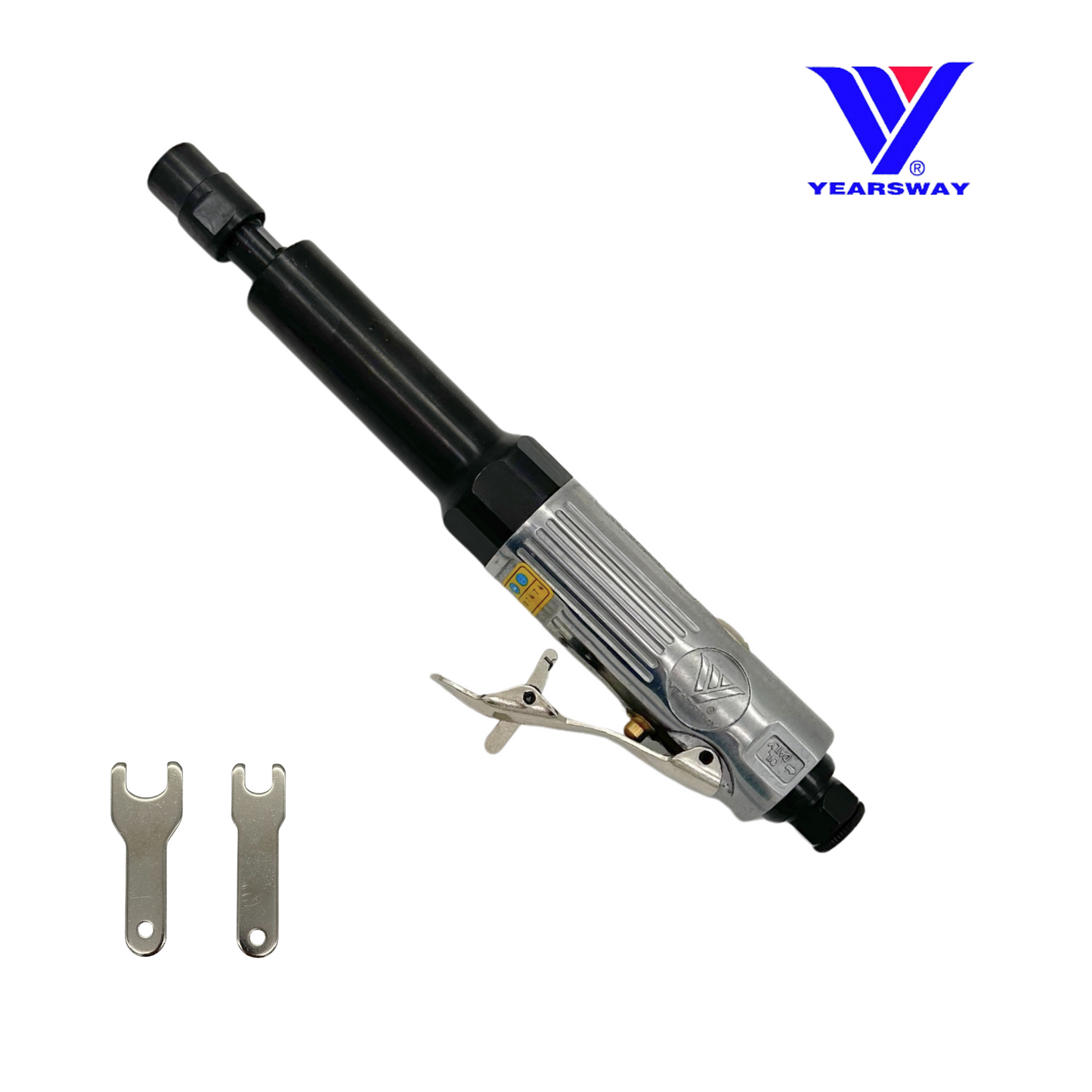YEARSWAY 1/4" (6mm) Air Grinder, 5" Extended, 25,000RPM - Taiwan (ADG08220L)