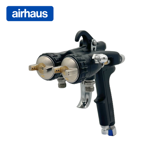 Airhaus 1.4mm Double Head & Nozzle Spray Gun Force-Feed Spray Gun (NA-8073)