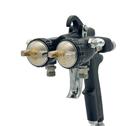 Airhaus 1.4mm Double Head & Nozzle Spray Gun Force-Feed Spray Gun (NA-8073)