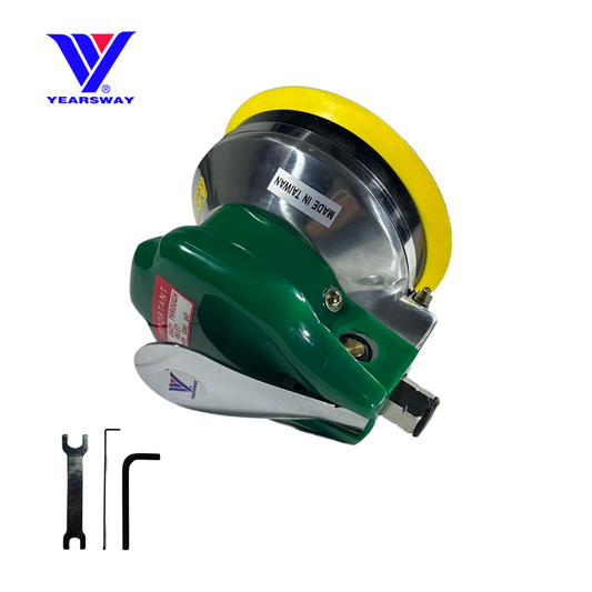 YEARSWAY 5" Dual Action Air Sander, 9000RPM - Taiwan