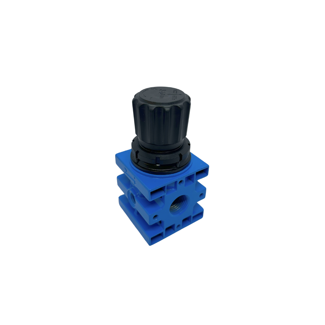 FG Air Pressure Regulator, 1/2 Inch with Gauge, Made in Italy