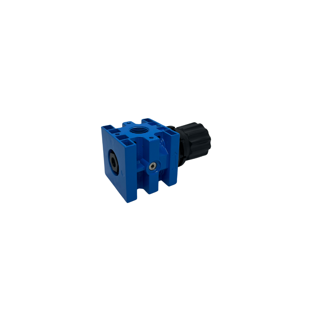 FG Air Pressure Regulator, 1/2 Inch with Gauge, Made in Italy