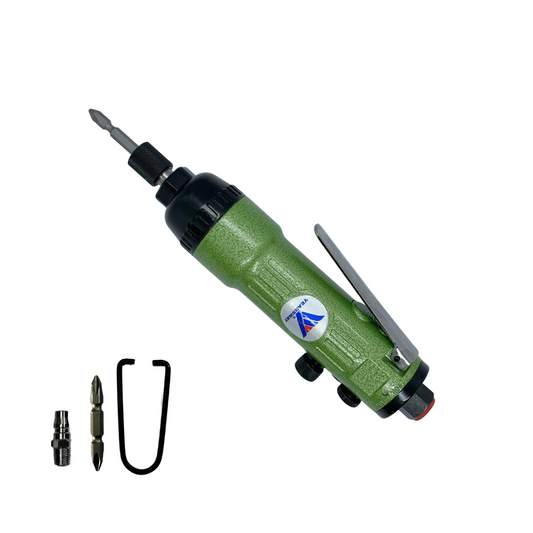 YEARSWAY 1/4" (6mm) Air Screwdriver, Industrial Grade, Quick Change Chuck, 200 N/M, 7000RPM Taiwan (ASD09620)