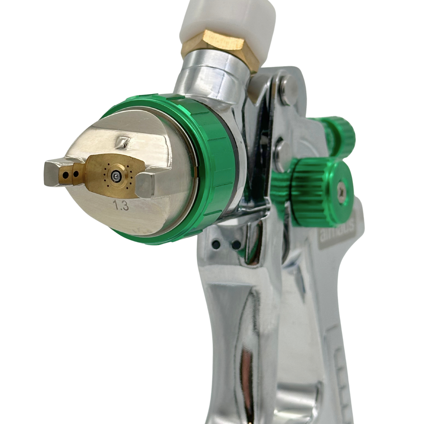 Airhaus 1.3 or 1.4mm Nozzle HVLP Gravity Feed Spray Gun with 600ml Plastic Cup (AS-1001P)