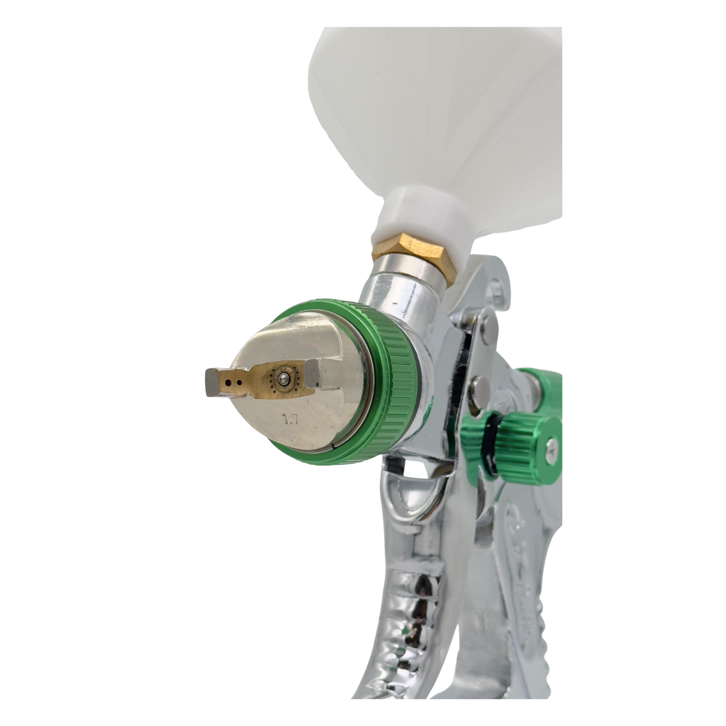 Airhaus 1.4/ 1.7 & 2.0mm Nozzle HVLP Gravity Feed Spray Gun with 600ml Plastic Cup (H-601P)