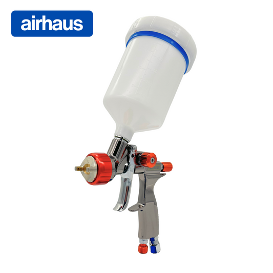 Airhaus 1.3mm LVMP High Quality Gravity Feed Spray Gun with 600ml Plastic Cup (TBS-T80)