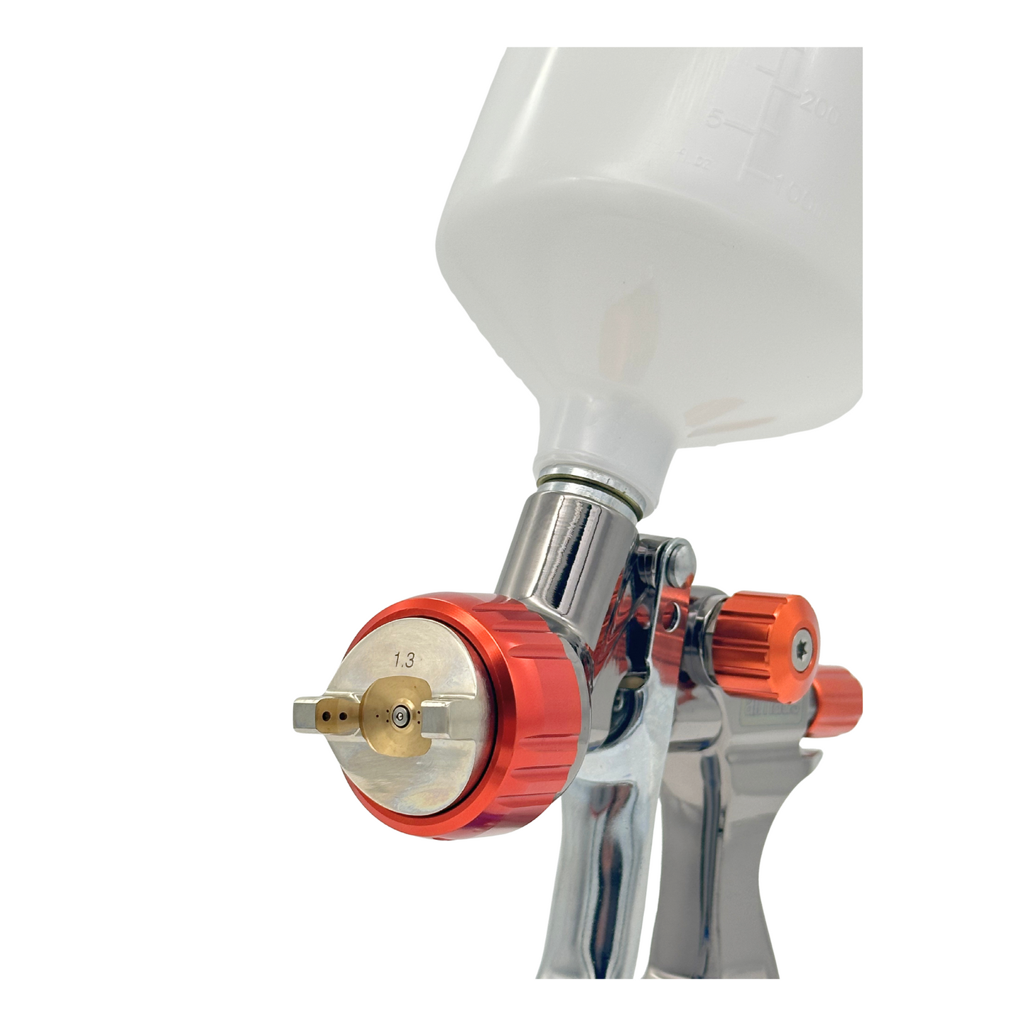 Airhaus 1.3mm LVMP High Quality Gravity Feed Spray Gun with 600ml Plastic Cup (TBS-T80)