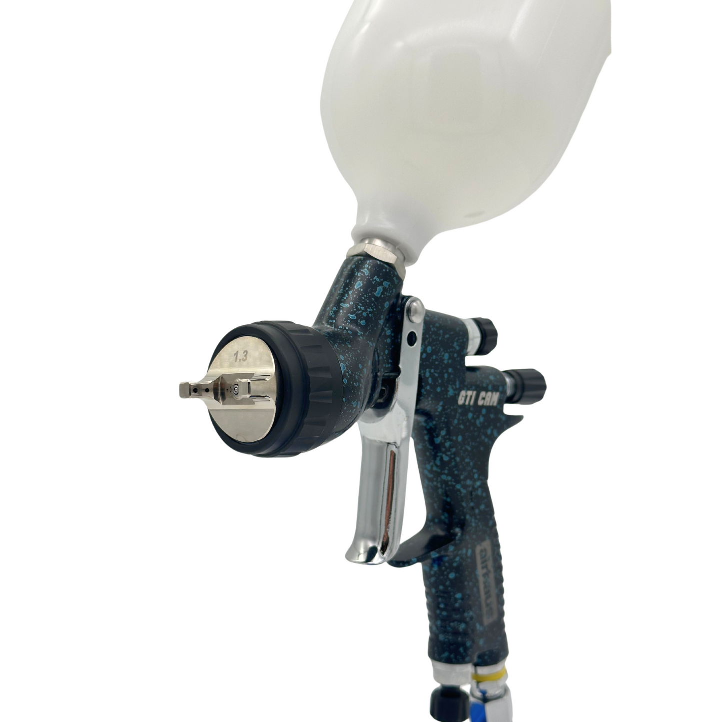 Airhaus 1.3mm LVMP Premium & High End Gravity Feed Spray Gun with 600ml Plastic Cup (GTI CAM)