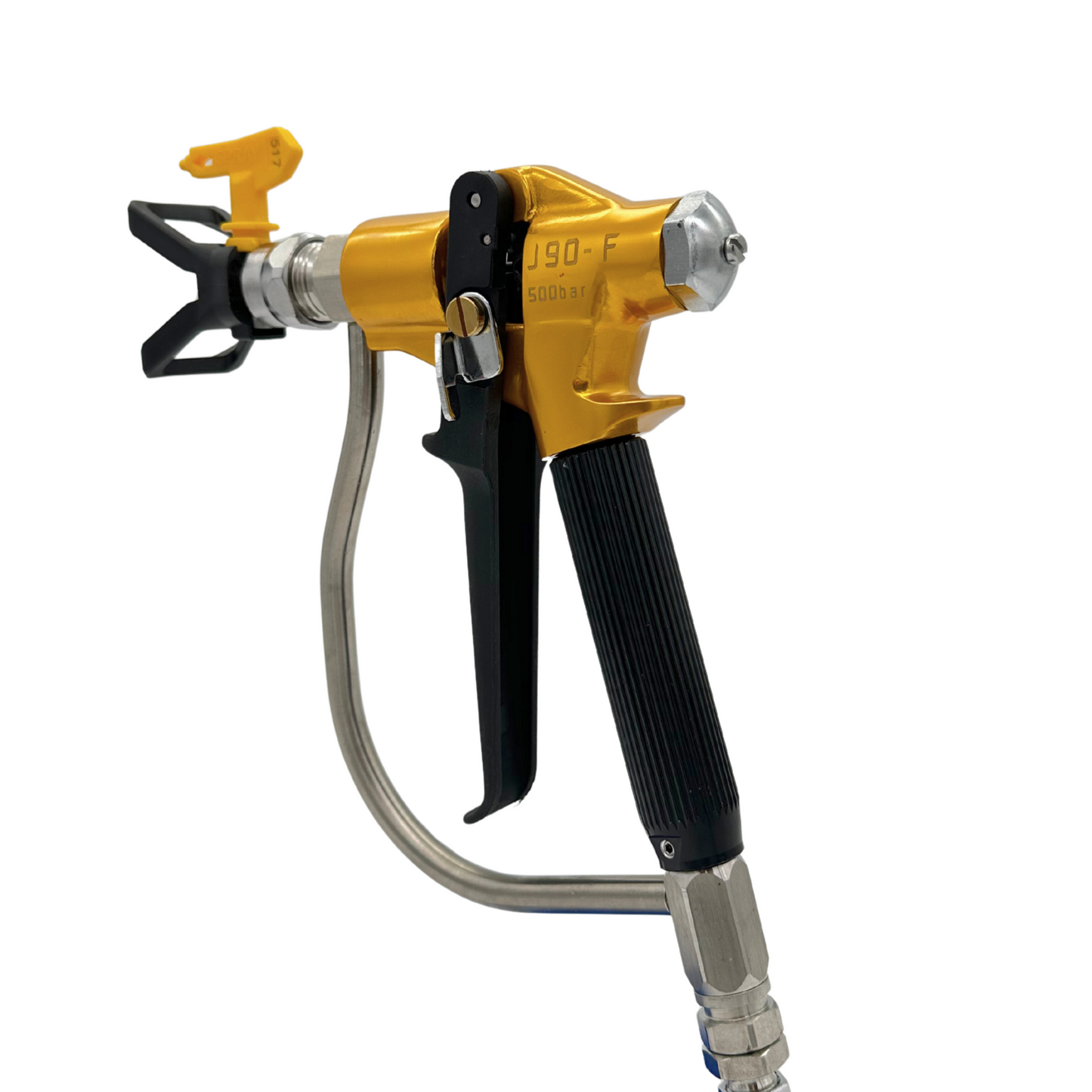 Airhaus Premium 500Bar Airless Paint Spray Gun High Pressure, 7250 PSI with 517 Reversible Nozzle Tip (J90-F)