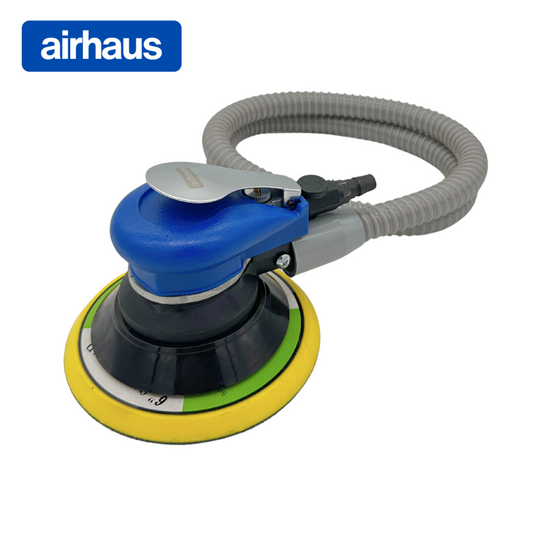 Airhaus 6'' Self Vacuum Dual Action Orbital Air Sander, 10,000RPM - (PT3013 6"V)