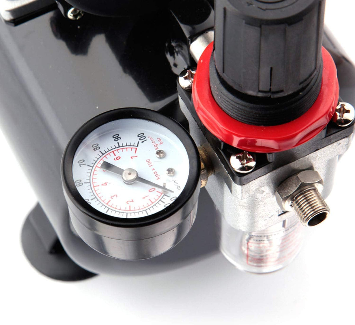 Fengda Air Brush Professional Starter Set Kit with 3L Mini Compressor Air Tank Kit FD-186K, Air Brush FE-130 0.3mm Adjustable Dual-Action & Accesories for Spray Painting Canvas & Model Art, Body Tatto